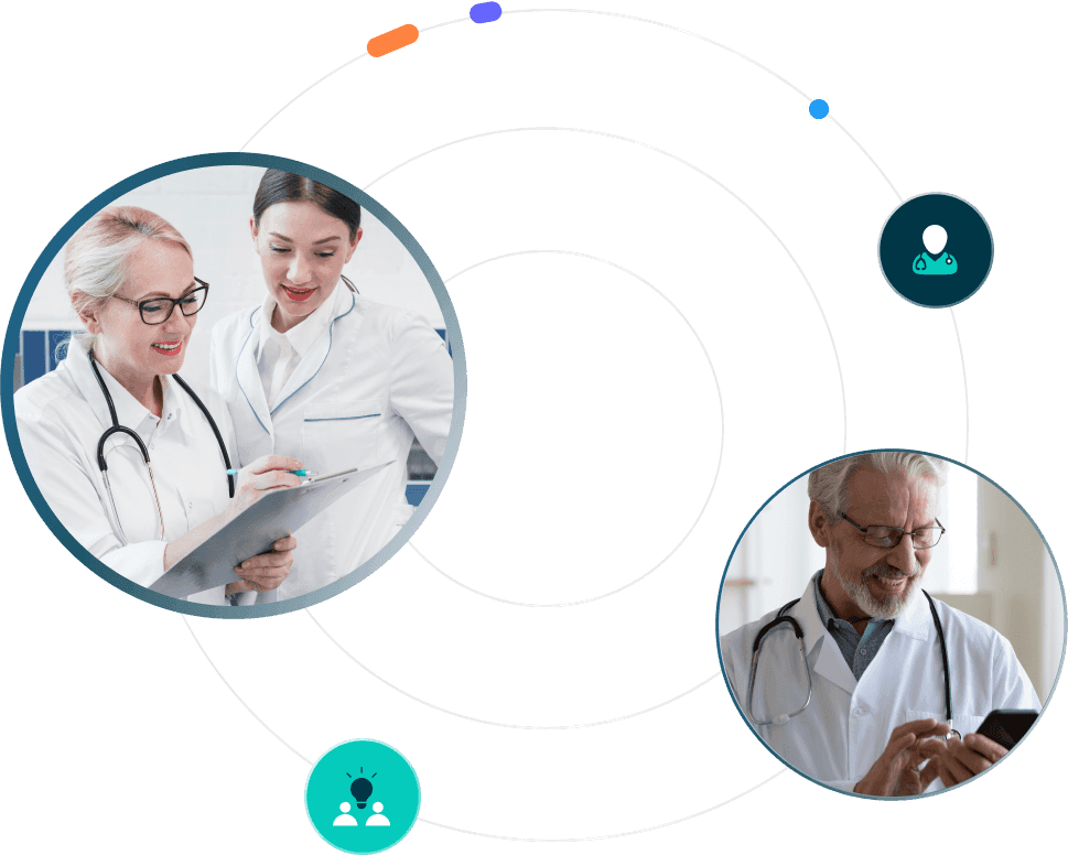 Collaborate with mentors, medical students, physicians, and industry leaders.